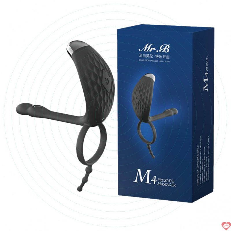 Vòng rung đeo dương vật Mr.B M4 điều khiển app tăng khoái cảm 