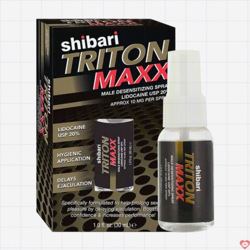 Chai xịt Shibari Triton Maxx Mỹ kéo dài quan hệ 30ml chính hãng 