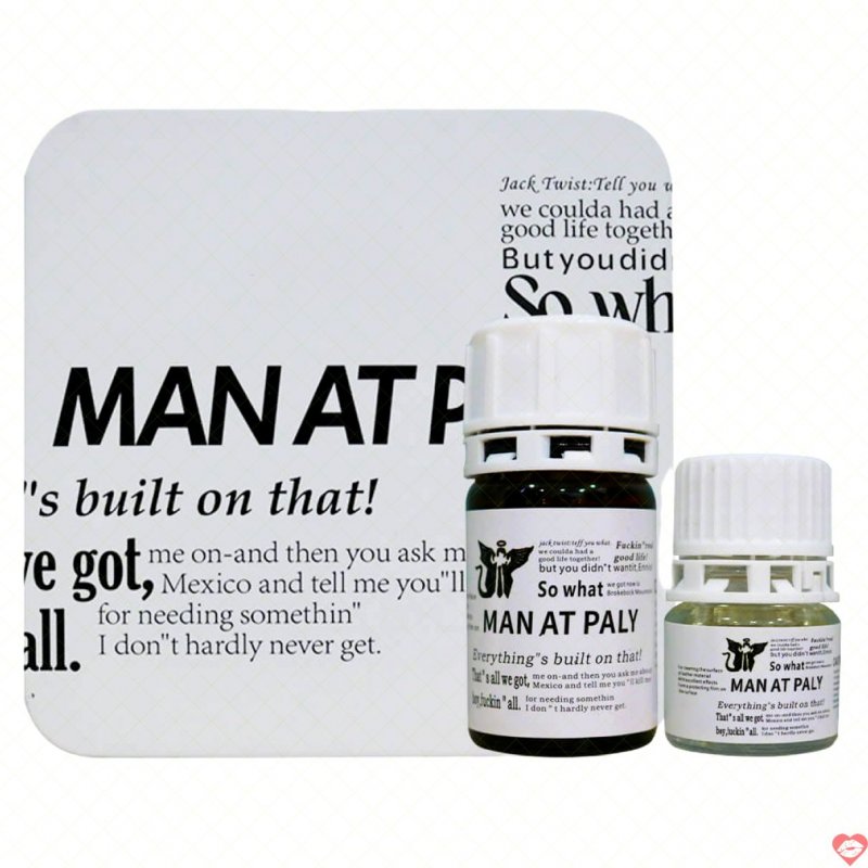 Set chai hít tăng khoái cảm Popper P.R.C Man At Play (Trắng) - Chai 40ml + 20ml 