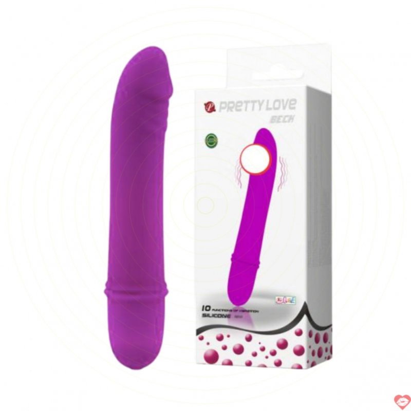 Dương vật giả mini silicon PrettyLove BECH 10 chế độ rung nhỏ gọn tiện lợi 
