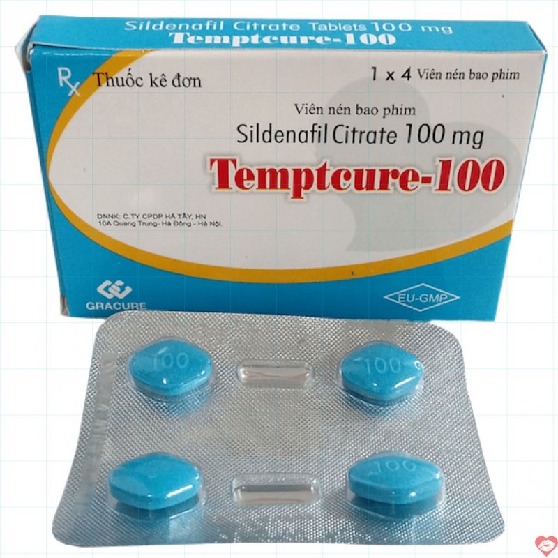 Viên uống Temptcure 100mg cường dương tăng sinh lý kéo dài 