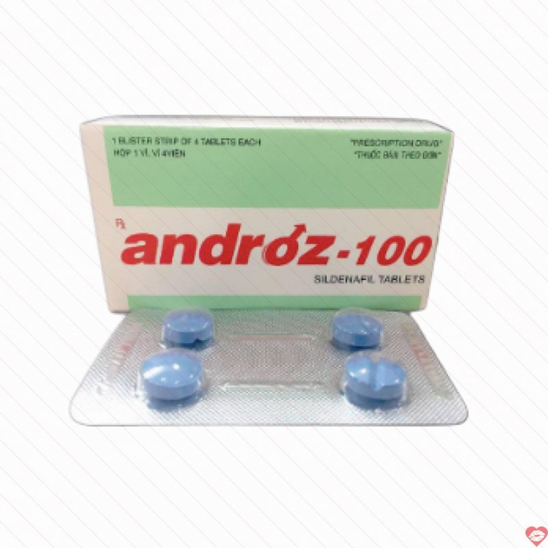 Thuốc Androz 100mg tăng cường sinh lý nam giới kéo dài thời gian khỏe mạnh 