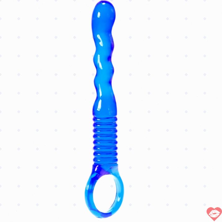 Me You Us Ridged Wave Anal Blue 15cm PVC Hậu Môn Thỏa Mãn Tinh Xảo 