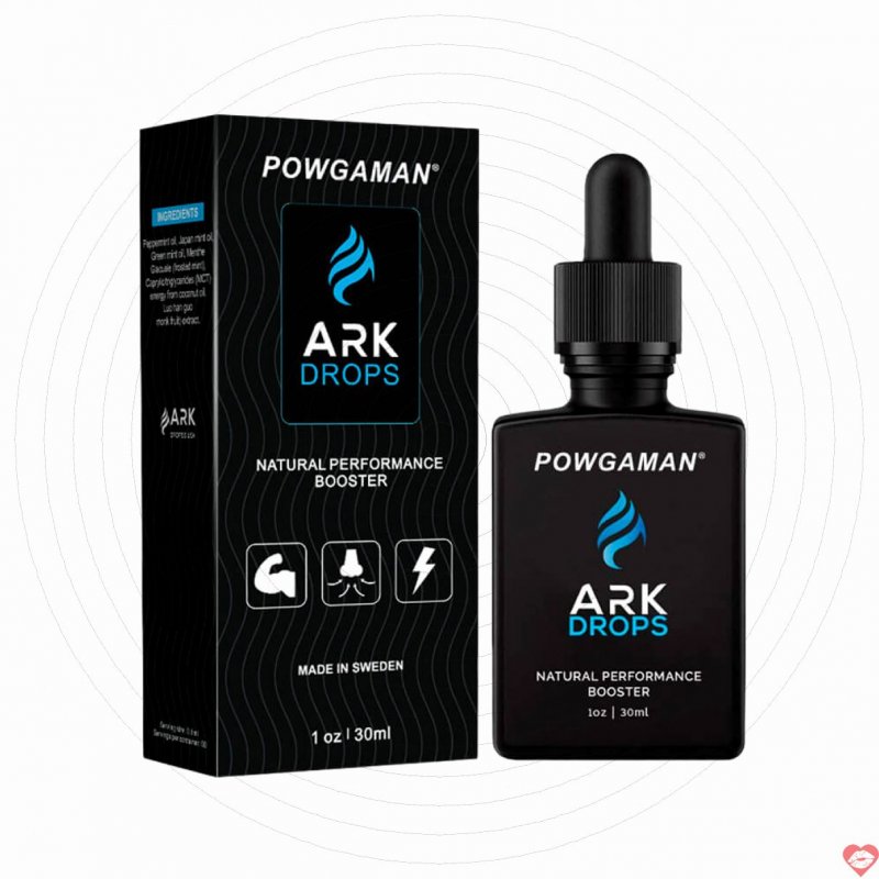 Tinh chất gia tăng cảm xúc Powgaman Ark Drops hữu cơ tăng hưng phấn mạnh 