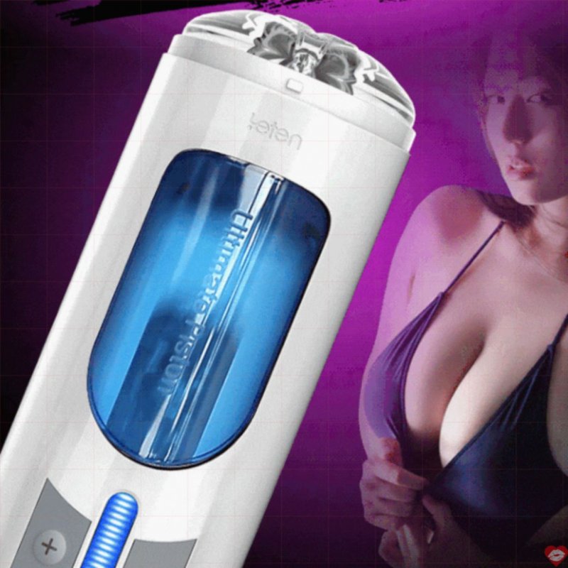 Âm đạo giả Leten máy bú rung thụt cao cấp 360 sạc USB tự động 