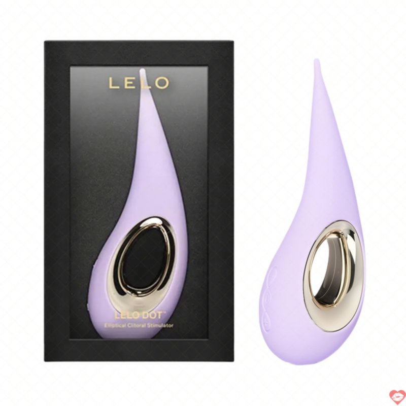 Máy massage âm đạo Lelo Dot đầu mềm cong rung elip kích thích chính xác 