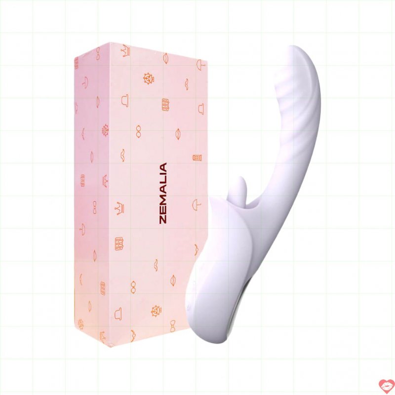 Dương vật giả Svakom Zemalia Rabbit rung lưỡi kích thích mạnh 