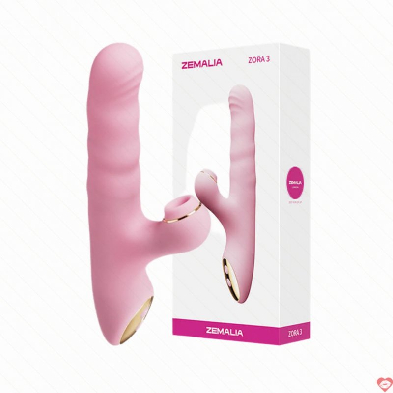Dương vật giả Svakom Zemalia Zora 3.1 rung xoay bú mút đa chế độ 