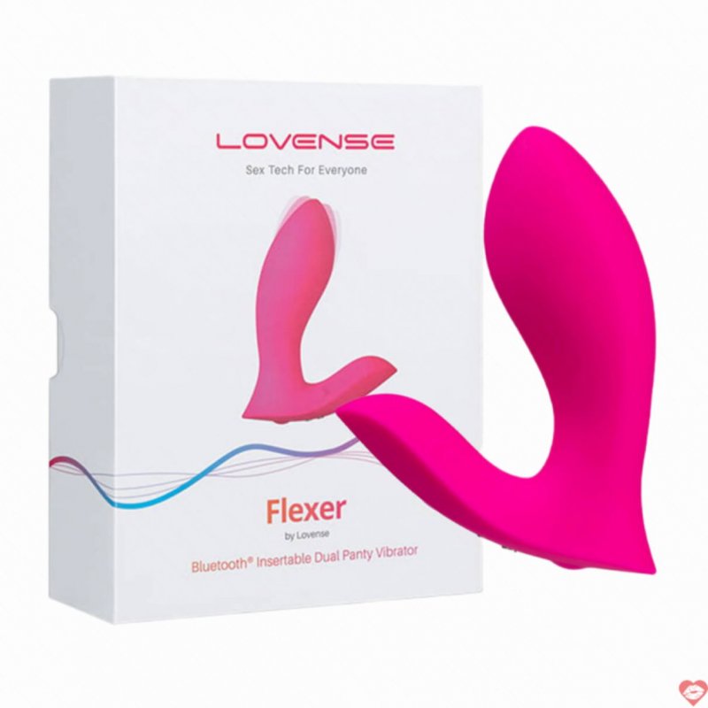 Trứng rung Lovense Flexer 2 đầu điều khiển app điện thoại tiện dụng 