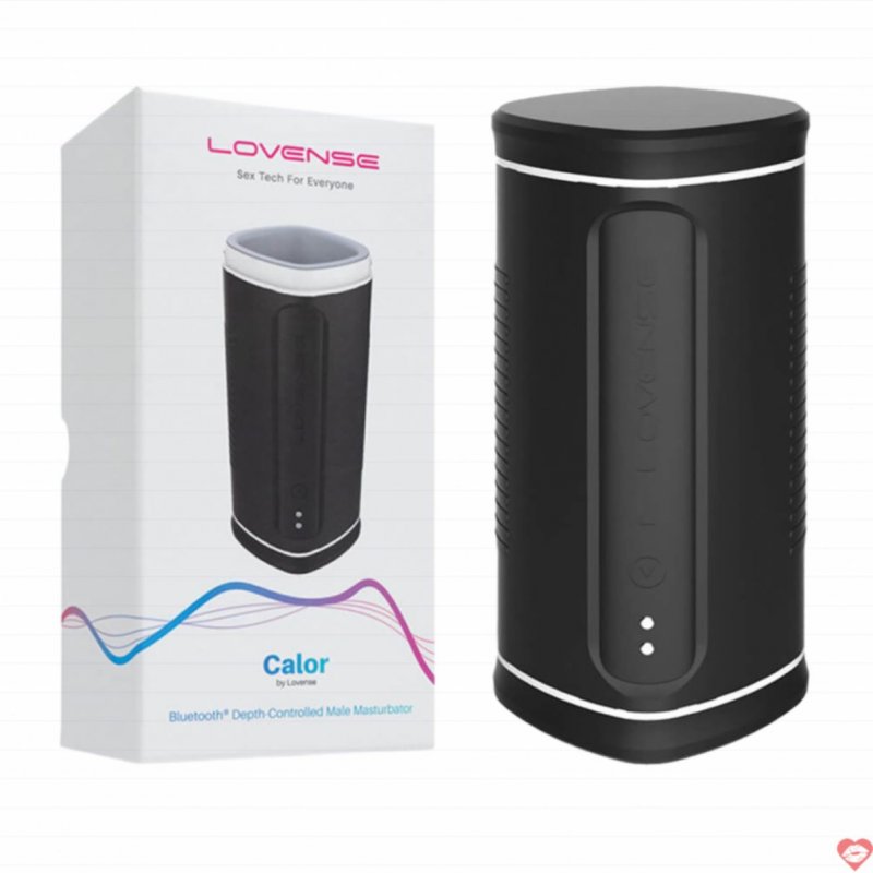 Âm đạo giả Lovense Calor điều khiển app rung nén tỏa nhiệt 