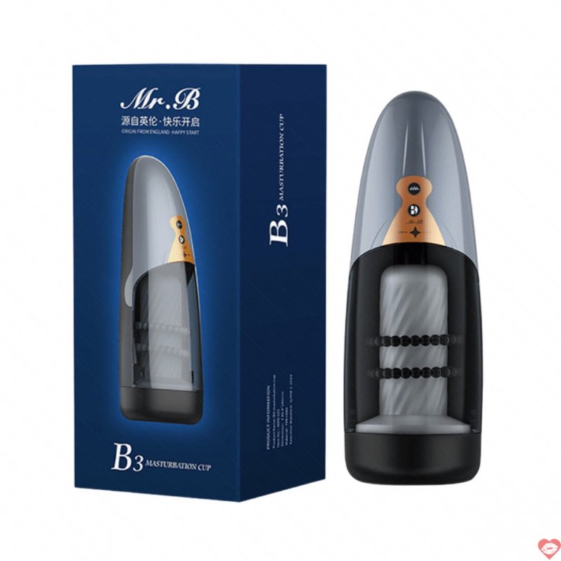 Âm đạo giả Mr.B B3 tự động 5 chế độ rung nén mê ly 