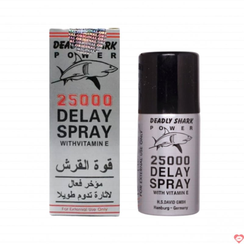 Chai xịt Đức Power Deadly Shark 25000 kéo dài thời gian quan hệ 