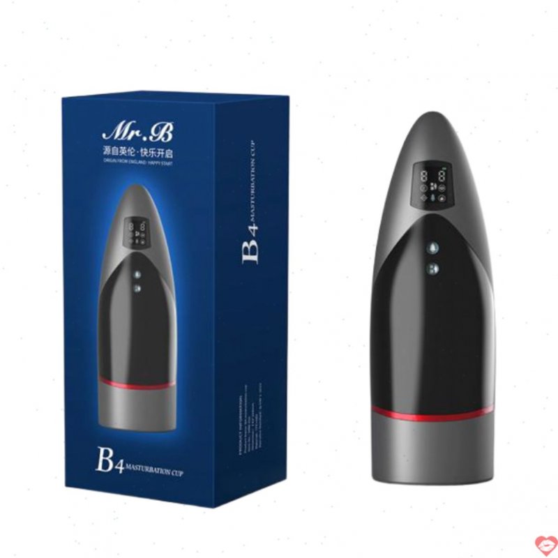 Âm đạo giả Mr.B B4 cao cấp rung hút tỏa nhiệt sấy khô tự động 
