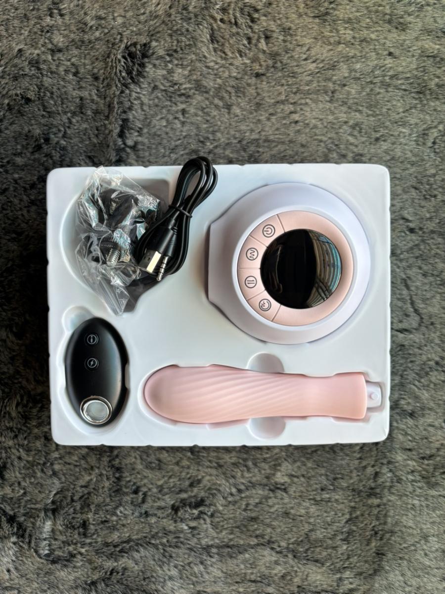 Dương vật giả Dildo rung thụt tỏa nhiệt điều khiển lcd tự động cao cấp