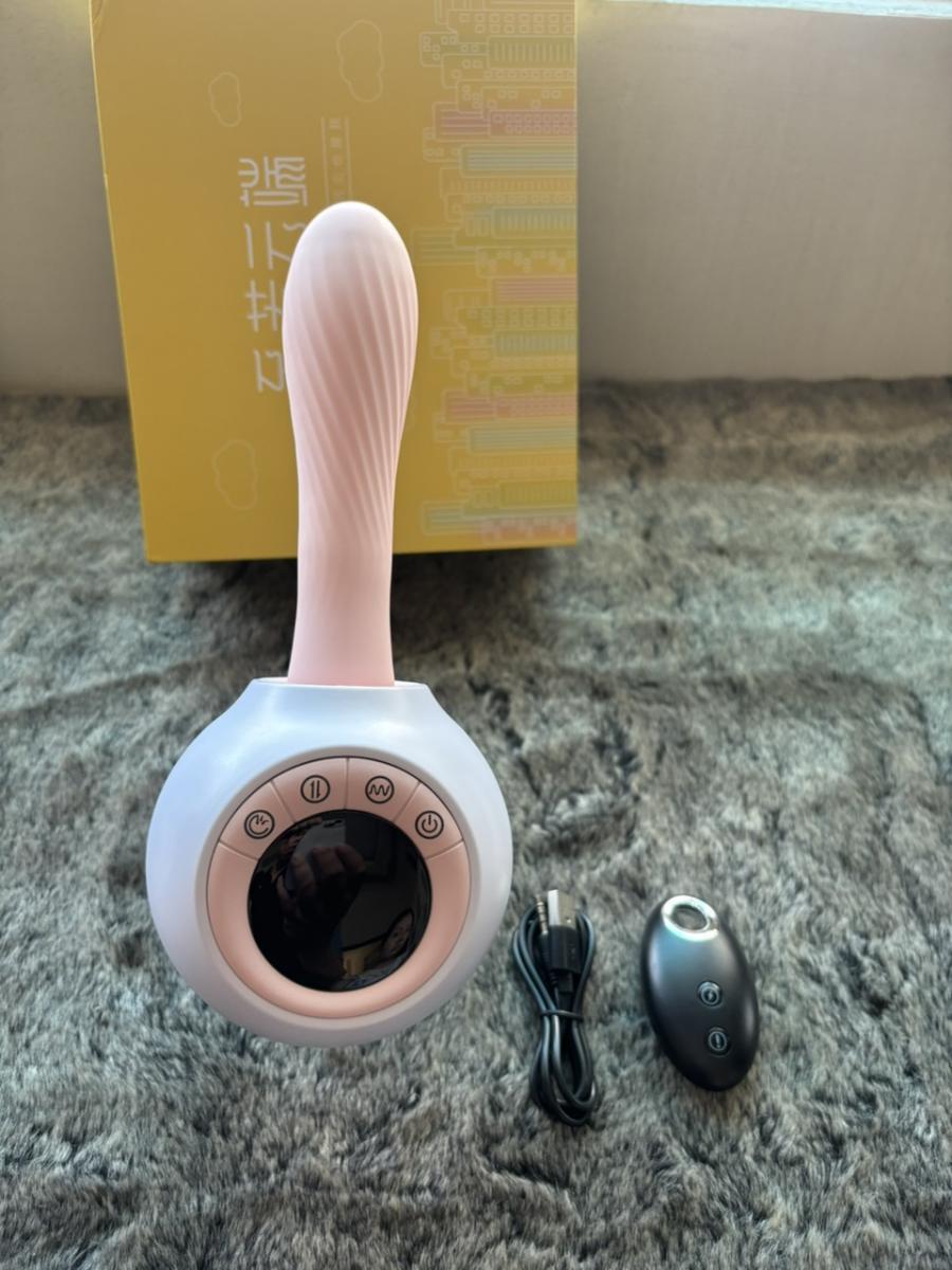Dương vật giả Dildo rung thụt tỏa nhiệt điều khiển lcd tự động cao cấp