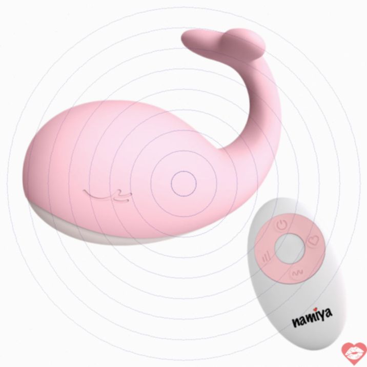 Vibrator Namiya Doris Whale Remote Tail Nhẹ Nhàng Dễ Thương 