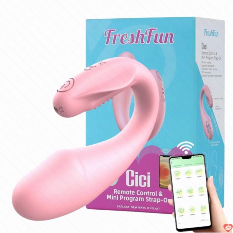 Trứng rung FreshFun CiCi 2 đầu Bluetooth điều khiển app dễ dùng 1005005439592361