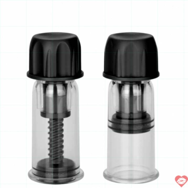 Nipple Pump CalExotics Black Twist Hút Vú Mạnh Nhạy Cảm 