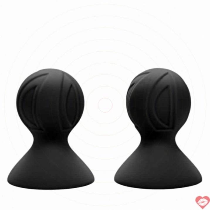 Nipple Suckers CalExotics Pro Đen Silicone 7cm 