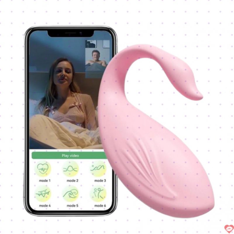 Trứng rung Love Spouse bluetooth điều khiển app hình thiên nga 1005005466906479