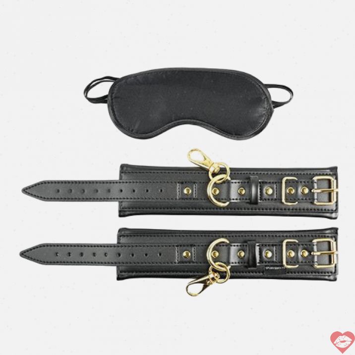 Sportsheets Còng Vàng Mắt Kính Bondage Quyến Rũ 