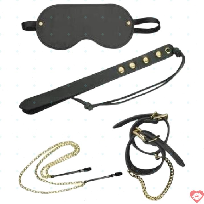 Spartacus Kink Kit da đen BDSM starter đầy đủ kink 