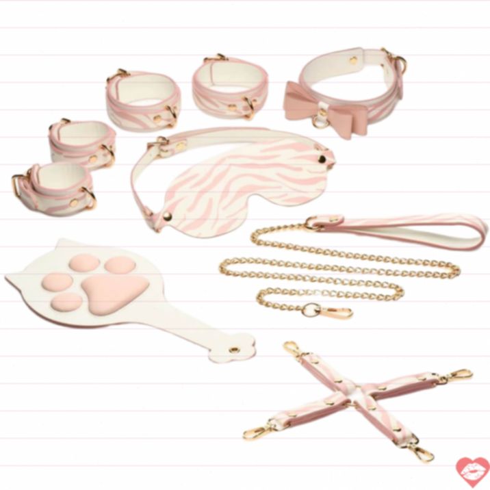 Bondage Pink Kitty Roleplay Nóng Bỏng Dễ Thương Mèo Con 
