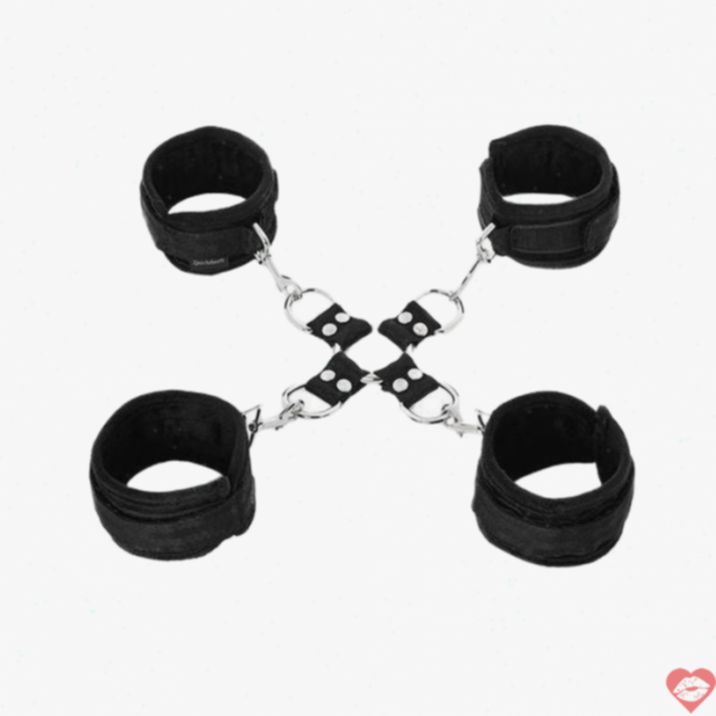 Hog Tie Sportsheets Còng 5 Mảnh BDSM Chặt Kịch Tính 