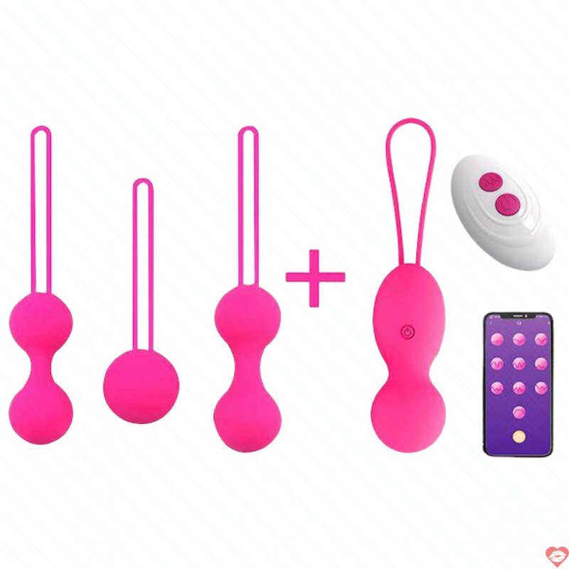 Bóng Kegel điều khiển app tập luyện cơ vùng kín se khít âm đạo hiệu quả 1005005215862159