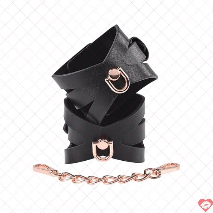 Sportsheets Brat Cuffs Còng Hình Học Quyến Rũ Chắc 