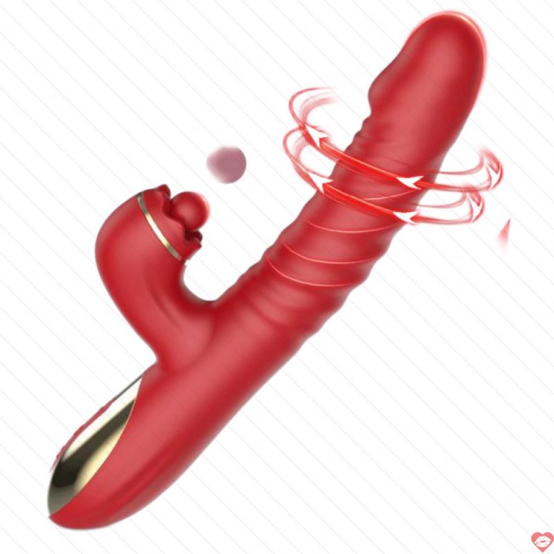 Dương vật giả Hannibal 4 in 1 rung thụt nhánh phụ thổi hút đa chức năng 1005006366593067