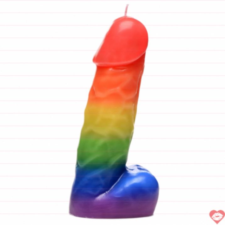 Nến Master Penis Cầu Vồng Nhỏ Giọt Vui Gợi 