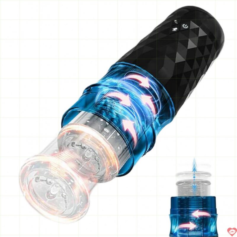 Âm đạo giả Masturbator Cup đa năng rung thụt xoay tròn tự động 1005003710697888