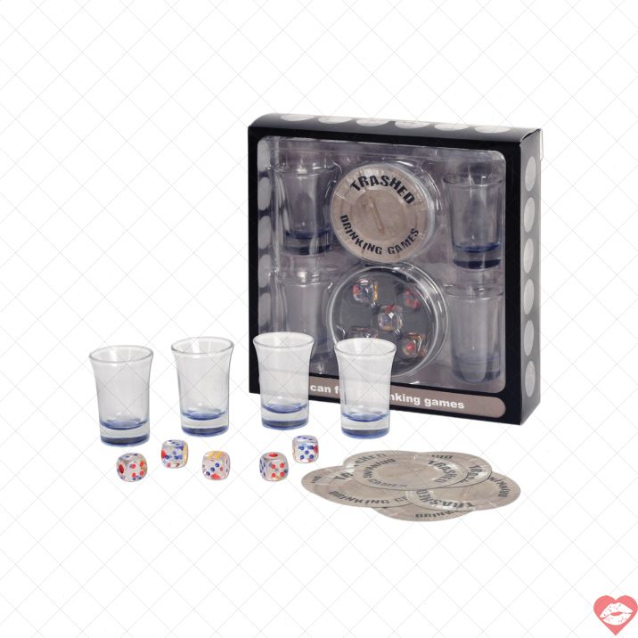 Trashed game 4 ly 5 xúc xắc uống rượu tiệc vui nhộn cuồng 