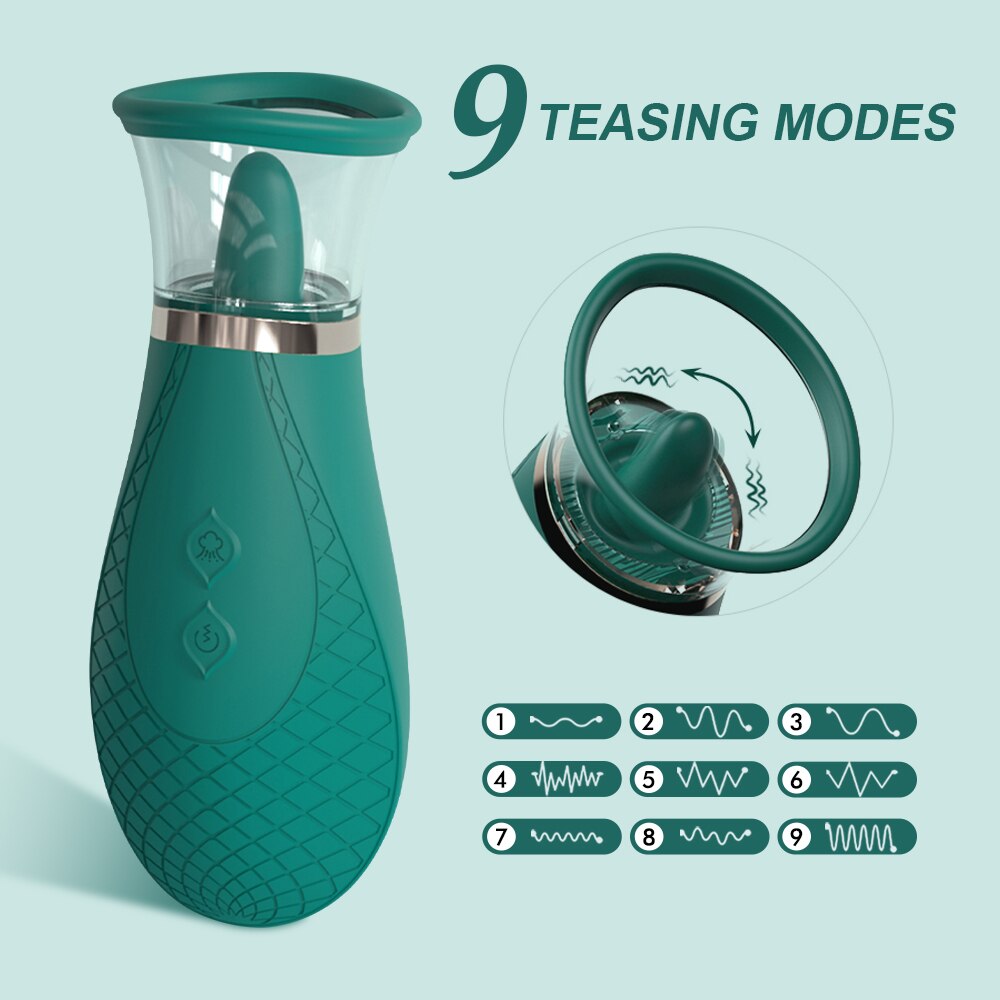 Máy bú hút liếm đa chức năng kích thích điểm G nữ