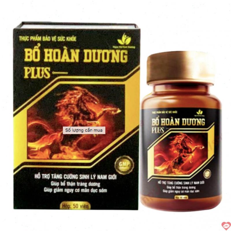 Thuốc Bổ Hoàn Dương Plus bổ thận tráng dương tăng sinh lý nam 