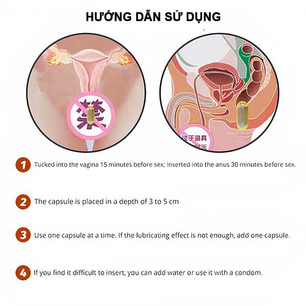 Viên nang bôi trơn hậu môn Phyair Silicone Bodyglide tan nhanh