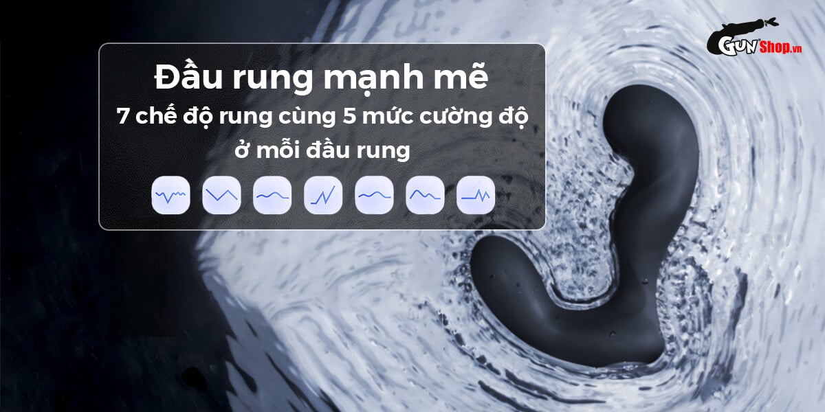 Máy massage hậu môn Svakom Iker JR điều khiển ứng dụng