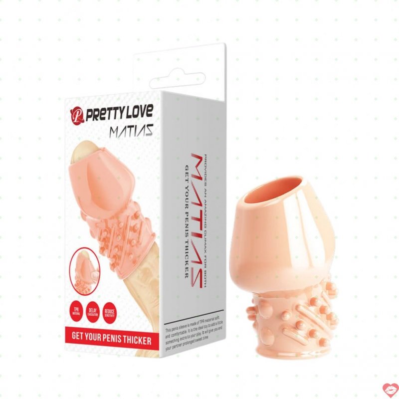 Bao cao su đôn dên Pretty Love Matias kích thích tăng khoái cảm vẫn chân thật 