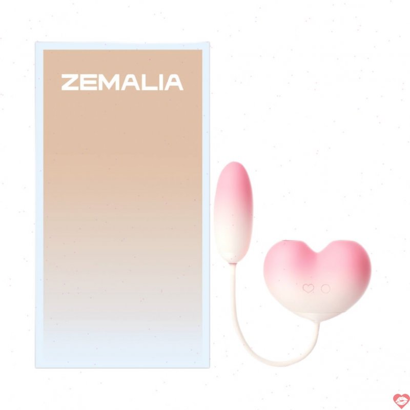 Máy massage 2 đầu Svakom Zemalia Peach Dolce rung liếm hút điểm G 
