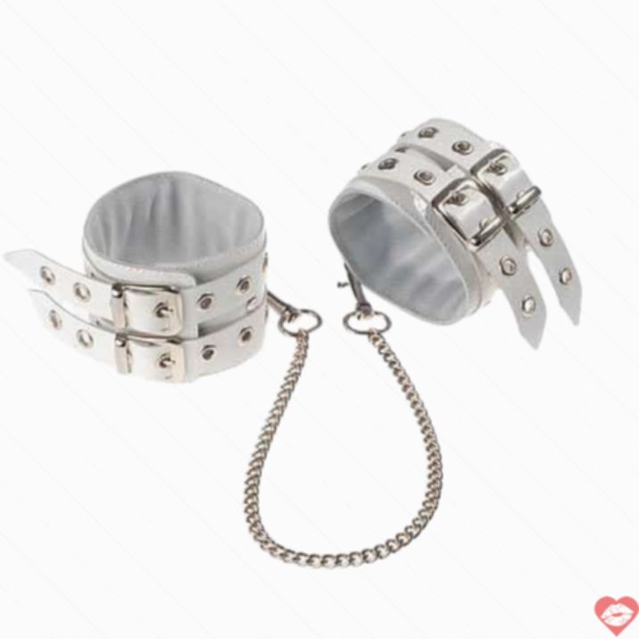 Okovy Trói Da Trắng BDSM Tay Chân Cao Cấp Nồng Cháy 