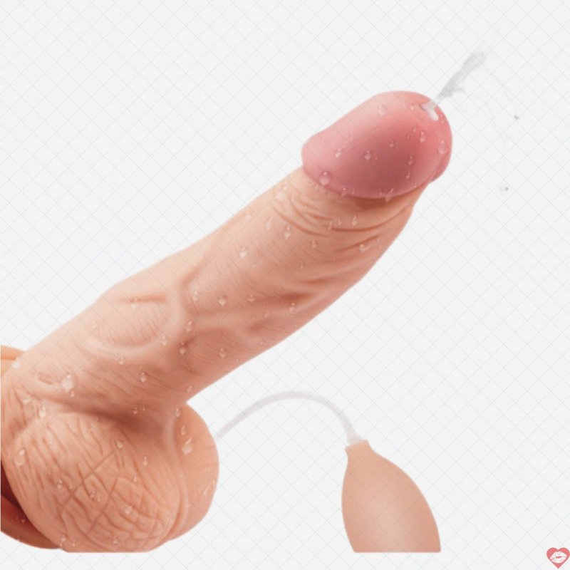 Dương vật giả Lovetoy Soft Ejaculation bắn nước silicon mềm 