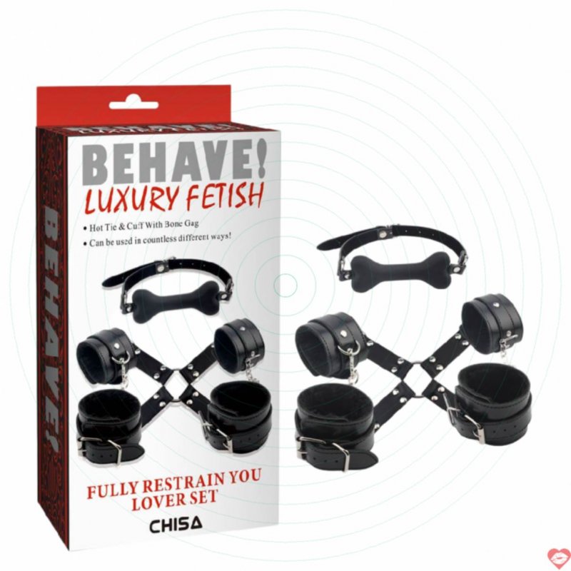 Bộ dụng cụ BDSM Chisa Behave luxury tăng khoái cảm gợi tình 