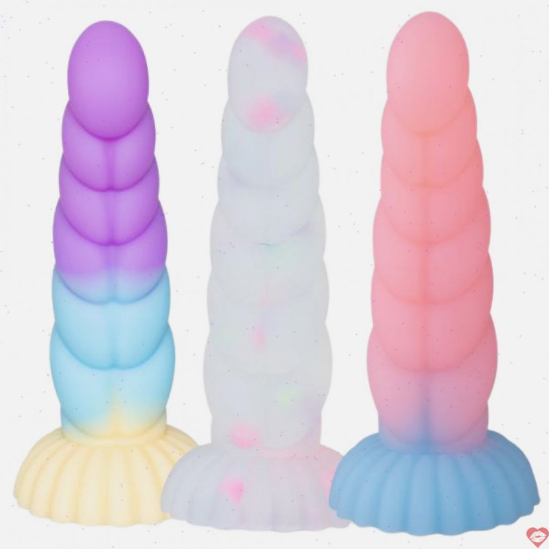 Cu Giả Silicone Gân Nổi Kích Thích Âm Đạo Cảm Giác Mạnh Mẽ 