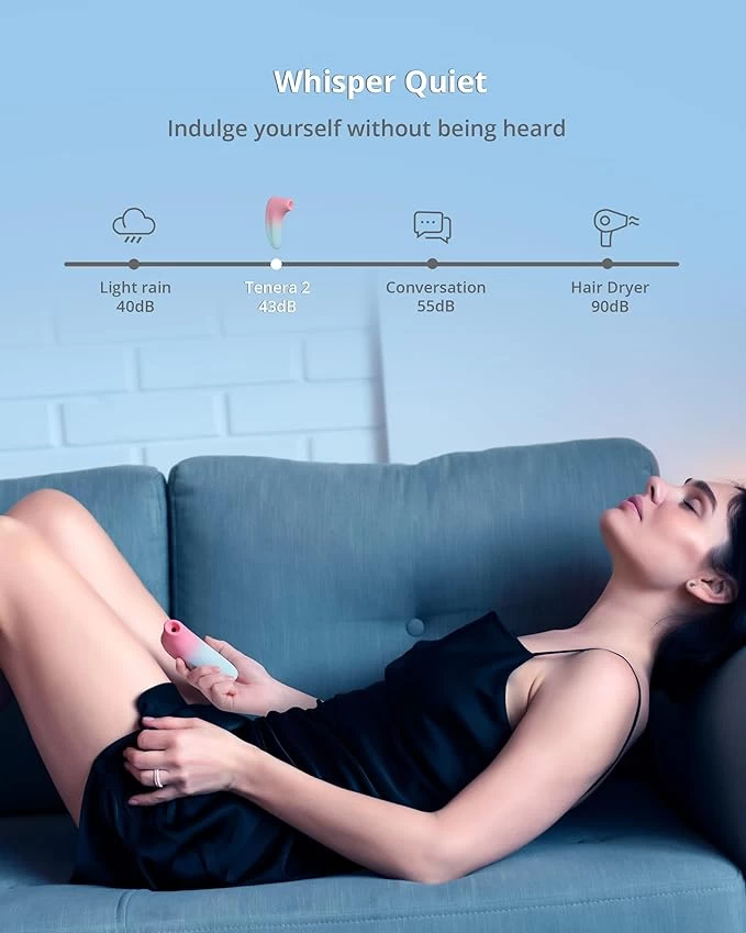 Lovense Tenera 2 máy bú hút âm vật điều khiển qua App