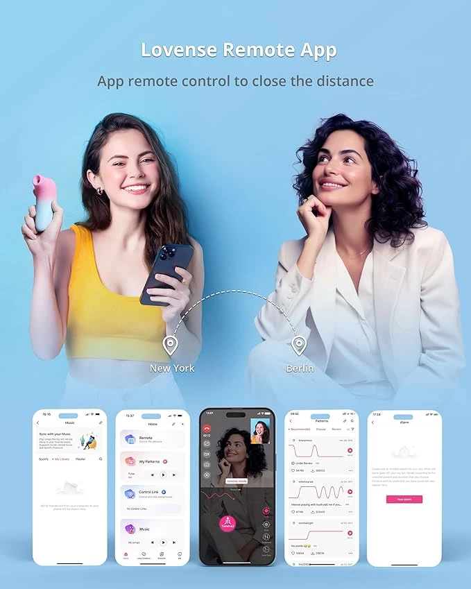 Lovense Tenera 2 máy bú hút âm vật điều khiển qua App