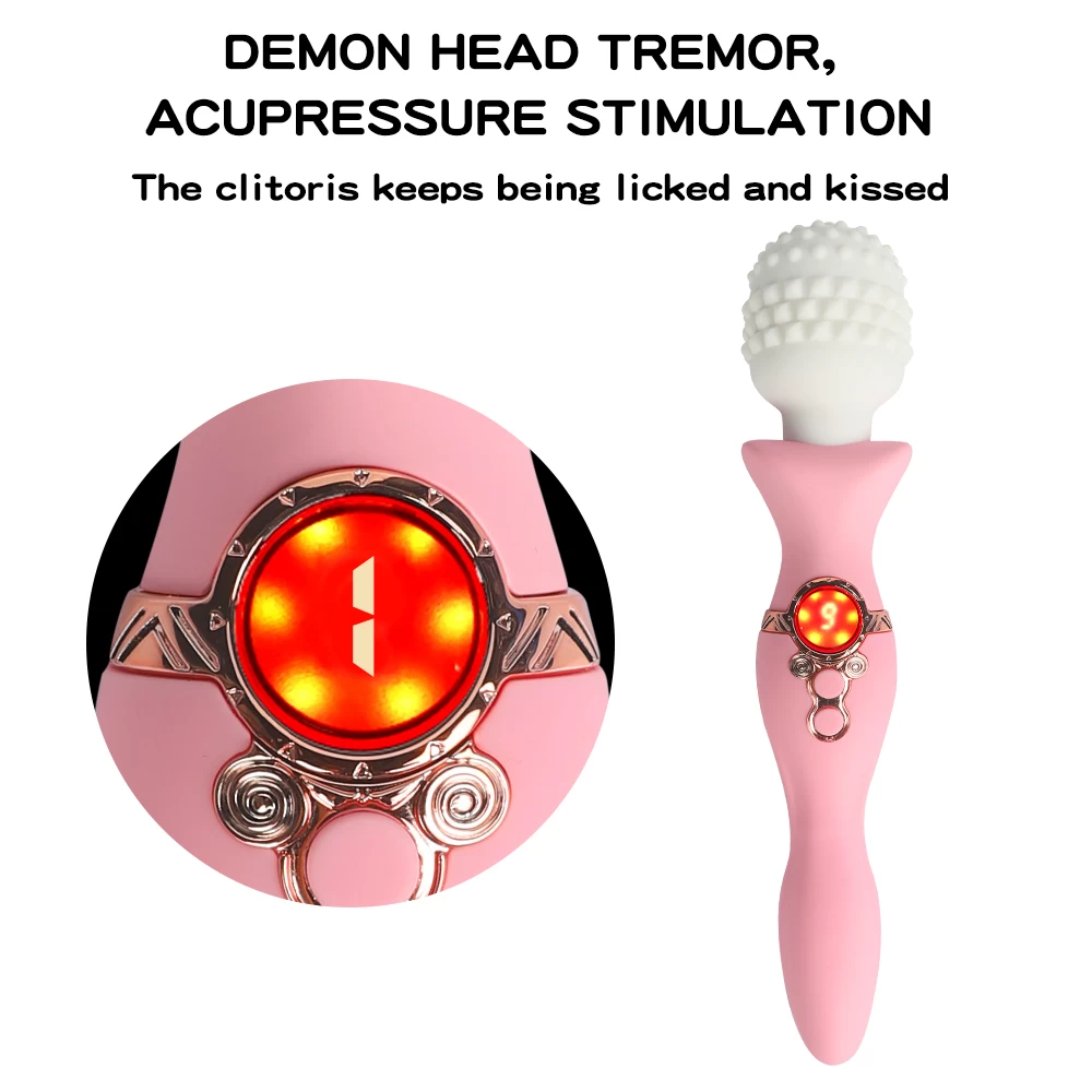 Chày rung 2 đầu Yeain Magic Wand silicon gai hoặc trơn