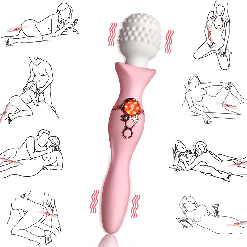 Chày rung 2 đầu Yeain Magic Wand silicon gai hoặc trơn