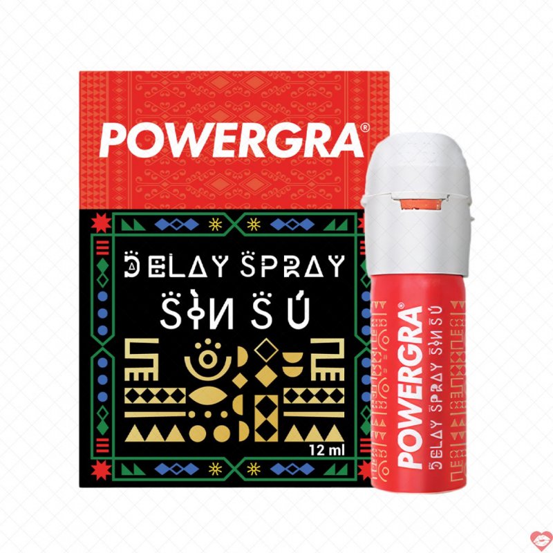 Chai xịt Powergra Delay Spray Sìn Sú kéo dài thời gian quan hệ 