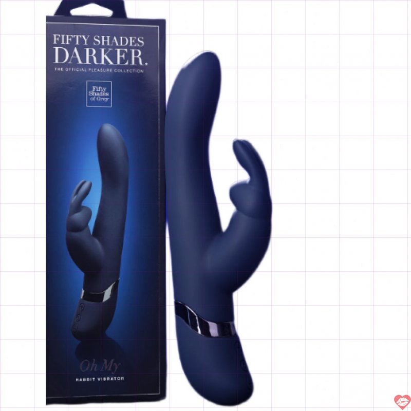 Dương vật giả Fifty Shades Darker Oh My tai thỏ rung kích thích điểm G 